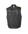 GILET De Travail Sans Manche Artisanat Et Industrie CANVAS 320 - PLANAM Couleur NOIR