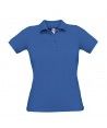 Polo pour femme en coton de chez B&C (modèle SAFRAN 180g) Couleur ROYAL