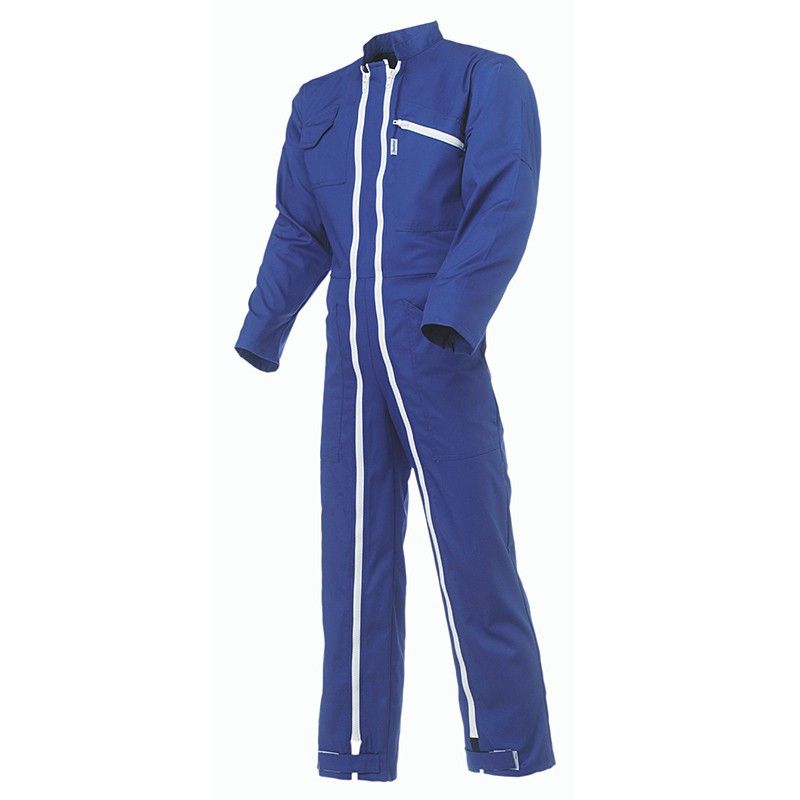 Achat Pantalon bleu de travail homme bugatti en coton pas cher - db