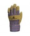 Gants de travail en cuir pour docker Couleur BEIGE/MARINE