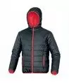 Doudoune de travail matelassée avec capuche DOON - DELTA PLUS Couleur NOIR/ROUGE