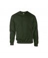 Sweat en coton et polyester à manches droites - GILDAN Couleur FOREST GREEN