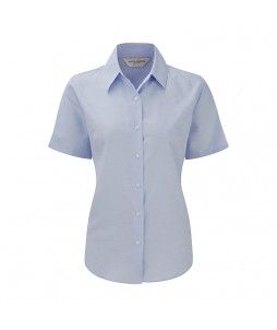 Chemisette Oxford femme, 135g/m² en coton et polyester