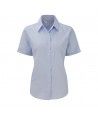 Chemisette Oxford femme, 135g/m² en coton et polyester Couleur OXFORD BLUE