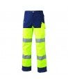 Pantalon Haute Visibilité Classe 2 LUKLIGHT - MOLINEL Couleur JAUNE FLUO/MARINE