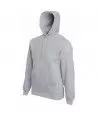 Sweat à capuche pour homme en coton/polyester Couleur SPORT GREY