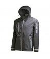 VESTE Softshell De Travail HURRICANE - PEN DUICK Couleur BLACK/GREY