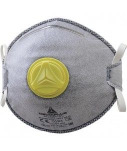 10 demi-masques FFP2 avec valve pour vapeurs organiques