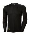 T SHIRT Respirant LIFA CREWNECK - HELLY HANSEN Couleur BLACK