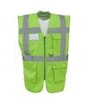Gilet haute visibilité avec porte badge - Yoko Couleur LIME