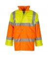 Parka Haute Visibilité Bicolore CONTRAST JACKET - YOKO Couleur JAUNE FLUO-BLEU MAR