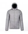 Doudoune de travail Légère Homme Full Zip à capuche - KARIBAN Couleur SILVER