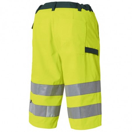 Bermuda haute visibilité LUK LIGHT en coton et polyester