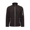VESTE Softshell De Travail ATLANTIC - BLACK AND MATCH Couleur BLACK/SILVER