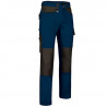 PANTALON De Travail Multipoche Hydrofuge DYNAMITE - VALENTO Couleur BLEU MARINE ORION/NOIR